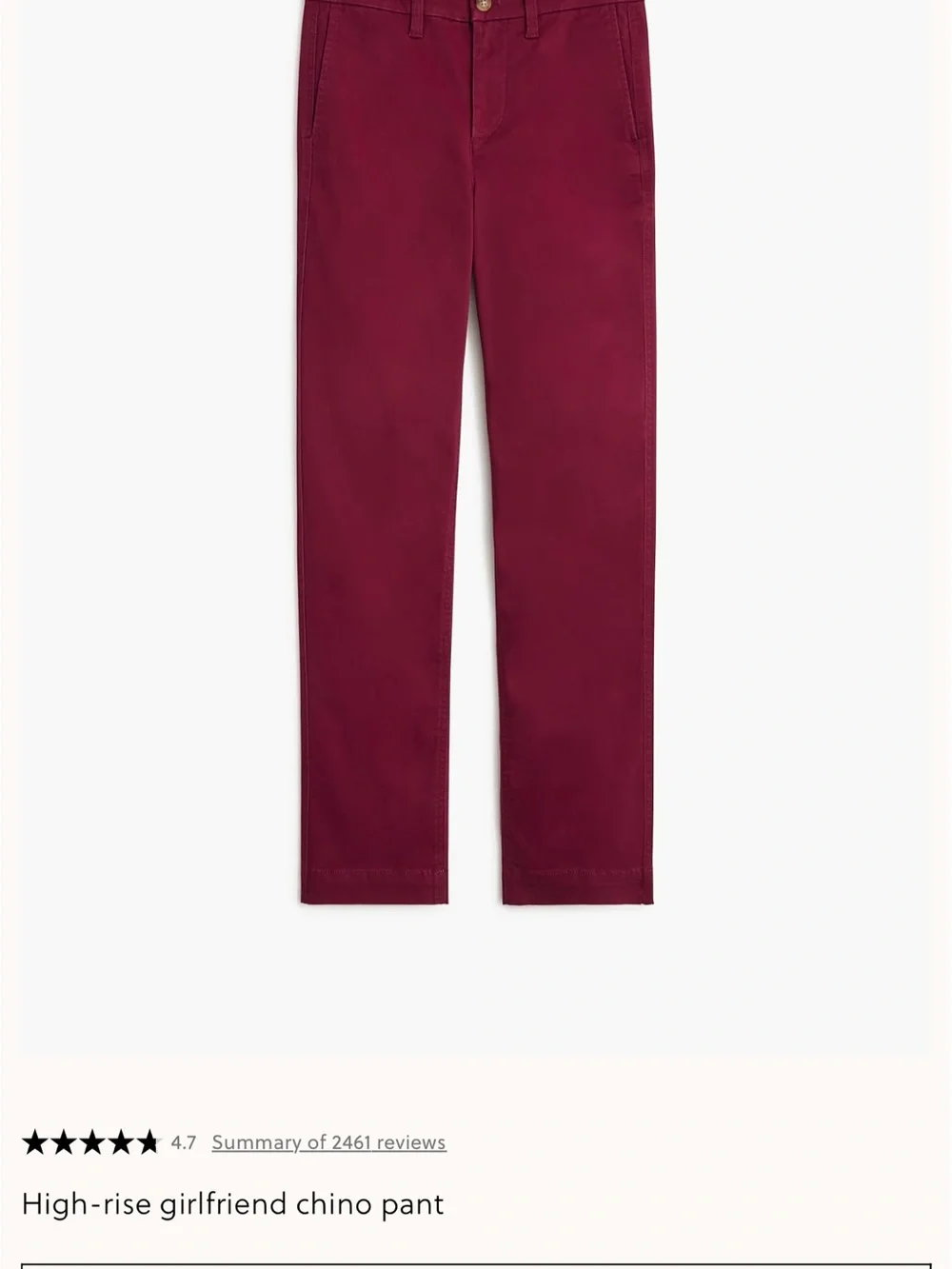 J. Crew Women's Navy Chinos